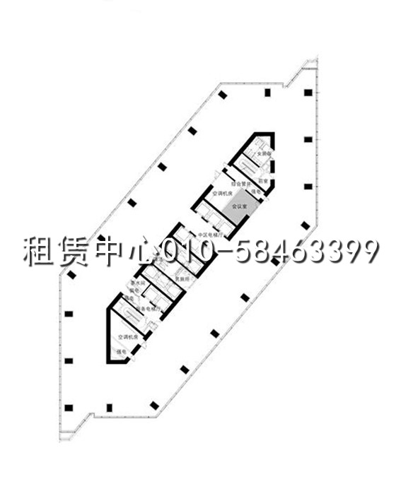 华贸中心平面图